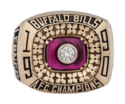 1990 Buffalo Bills AFC Championship Ring